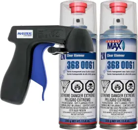 Or 726084723207 Spraymax 2k Clear Coat Aerosol 2-pack High Gloss Automotive Spray For Car Repai