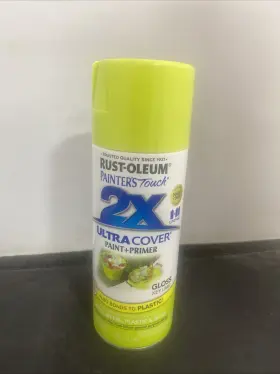 334036 Painters Touch 249104 Rust-oleum 2x Ultra Cover Spray Paint Gloss Key Lime 12oz