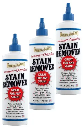 B08jd7b5fy Parker & Bailey And Blood Stain Remover 16oz - Carpet Clothes Sheets Mattress Cle