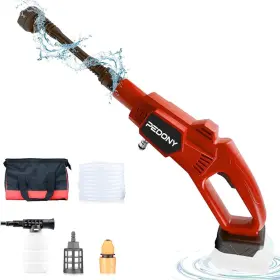 Yc-mwq-sqj-js-j-1 Pedony Cordless Power Washer For Milwaukee 18v Battery Red