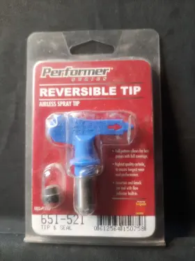 651-521 Performer Series 612564150758 Reversible Airless Paint Spray Tip