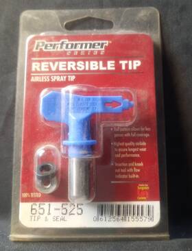 Performer Series 612564155579 Reversible Airless Paint Spray Tip 651-525