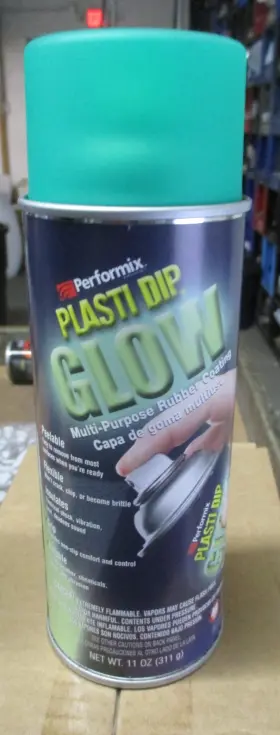 11257 Performix 1 Can Plasti Dip Spray Green Glow Multi Purpose 11oz
