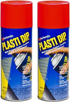 Plasti Dip 313025290296 2 Pack Mulit-purpose Rubber Coating Spray Red 11oz Aerosol