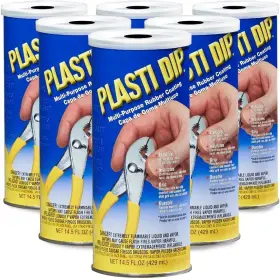 Plasti Dip 445039148140 Performix 11603-6-6pk Black - 14.5 Oz. Can Pack Of 6