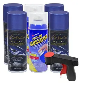 Ktpd-09255 Plasti Dip Luxury Metal And Gloss Rim Kit Ultrasonic Blue