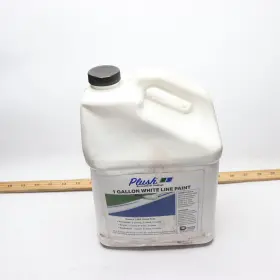 Plush 090932032507 Tennis Striping Paint Acrylic Matte White 1-gal