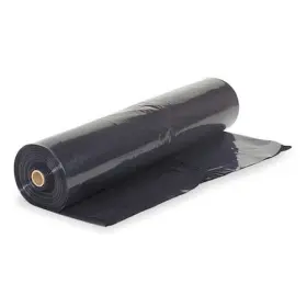 B244 Polar Plastics Poly Sheeting 24ft.x100ft. X4ml Black