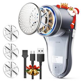 Popchose B0cjvfcjxw Fabric Shaver Sweater Pilling Lint Remover With 6-leaf Blades Usb Rec