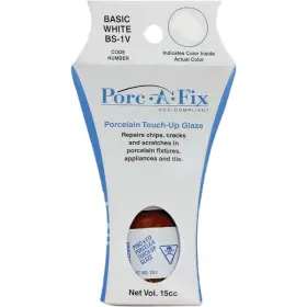Bs-1v Porc-a-fix Fixture-fix Basic White Porcelain Touch-up Paint 15cc