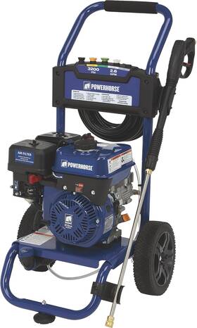 Powerhorse Nt3000 Gas Cold Water Pressure Washer 3400 Psi 2.7 Gpm Blue/black