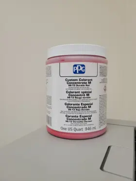 Ppg 088625024779 Custom Colorant Concentrate M 96-13 Durable Red