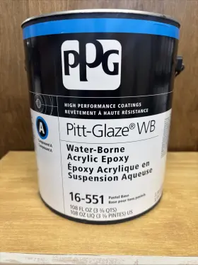 16-551 Ppg 1 Gallon Pitt-glaze Wb Acrylic Epoxy- A Part -