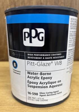 Ppg 16-598 1 Pint - Pitt-glaze Wb Acrylic Epoxy- Part B