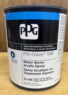 16-598 Ppg 1 Pint - Pitt-glaze Wb Acrylic Epoxy- Part B