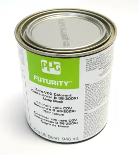 96-200xi Ppg 98-2200 Futurity Zero-voc Colorant Concentrate B Lamp Black 1 Qt