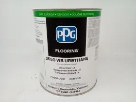 00462393 Ppg Pm550-00/01 Flooring 2550 Wb Urethane Gloss Transparente Transparent -0.75gal 2.84l