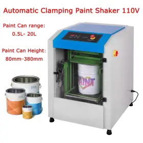 15m40a55 Preasion 0.5l - 20l Automatic Clamping Paint Shaker 110v Frequency Conversion Mixer