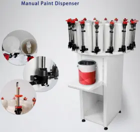 300024-pre Preasion 110v 12 Station Paint Colorant Dispenser Double Gauge Art Supply