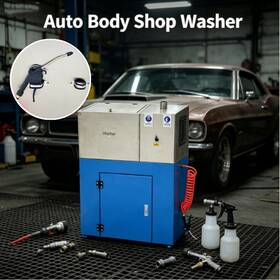 Preasion Cr-057426 Industrial Paint Spray Gun Maintain Machine For Cup Cleaning