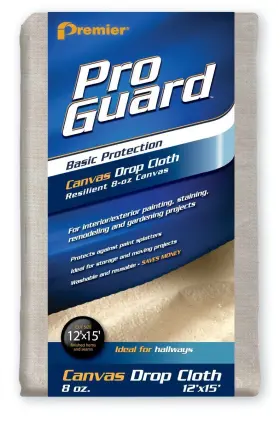 31258 Premier 12ft X 15ft Standard Canvas Drop Cloth 8 Oz
