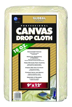 39120 Premier 9ft X 12ft Premium Canvas Drop Cloth 10 Oz