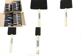 Premier 810014340593 Disposable 1 Inch 2 3 4 Poly Foam Brushes Paints Stains Varnish Lot 168
