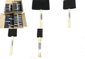 Premier 810014340593 Disposable 1 Inch 2 3 4 Poly Foam Brushes Paints Stains Varnish Lot 168