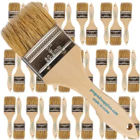 Pro Grade 689849823546 Chip Paint Brushes 36-pack - 2 Inch For Paints Stains Varnishes Glues And Gesso