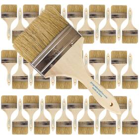 Pro Grade Chip-4-36 - Chip Paint Brushes 36 Ea 4 Inch Brush Light Brown