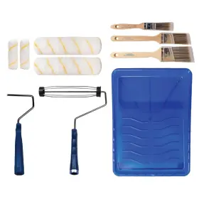 Prograde 609311419107 Pro Grade Paint Roller Kit Brush And 10 Piece Set Wall Painting Naps
