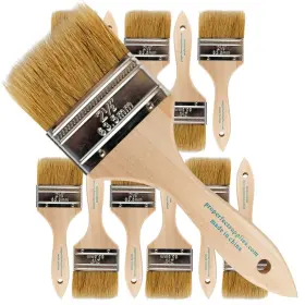 Prograde Supplies 609311419626 Pro Grade Chip Paint Brushes - 12-pack 2.5 Inch