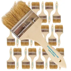 Chip-3-24 Prograde Supplies Pro Grade - Chip Paint Brushes 24 Ea 3 Inch Brush Light Brown
