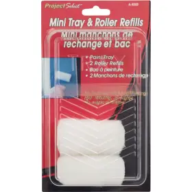 A-8202 Project Select Linzer 3 Inch Roller Cover Refill And Tray 2-pack A 8202