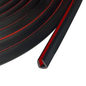 Protalwell 3.2-20f Edge Trim 1/8 Inch 3mm Rubber Size1/8 Fit 7/64 5/32 L20ft Gloss Black