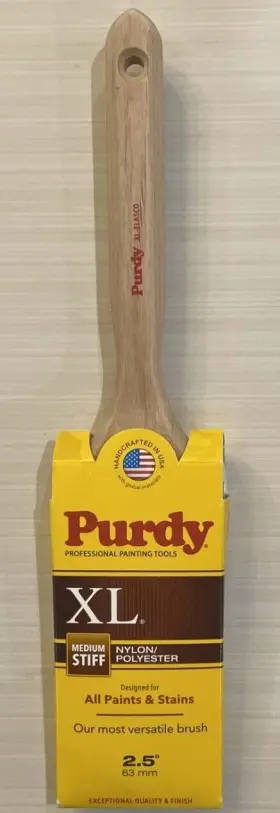 Purdy 716341010409 Xl Elasco 2-1/2 Inch Flat Paint Brush Nylon/polyester Bristle