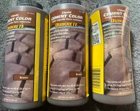 1317-01 Quikrete 3 - New Liquid Cement Color 10oz. Brown