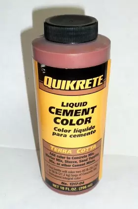 1317-04 Quikrete 10 Oz. Liquid Cement Color Terra Cotta Concrete