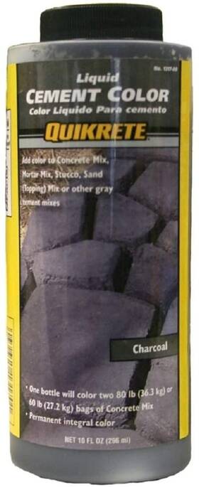 Quikrete 311868906268 1317-00 Liquid Cement Color 10oz Charcoal