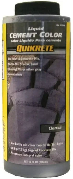 1317-00 Quikrete 311868906268 Liquid Cement Color 10oz Charcoal