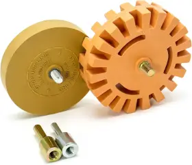 Wd3814 Qwork Car Decal Remover Wheel Set For Removing Pinstripes Stickers