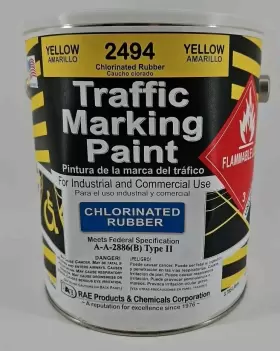 3ehg7 Rae - Traffic Zone Marking Paint 2494 Yellow 1gal