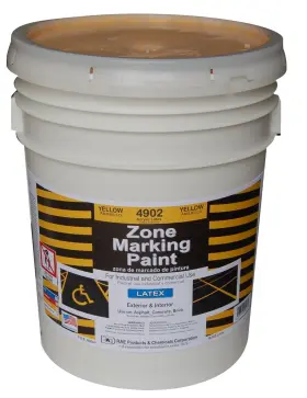4902-05 Rae 490205 Yellow Latex Zone Marking Paint 5-gallon