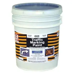 4928-05 Rae Traffic Zone Marking Paint 5 Gal. Black Latex Acrylic -based