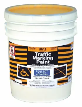 8511 Rae Traffic Marking Paint Yellow 5 Gal