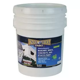 9612-05 Rae Exterior Paint Flat Water Base Black 5 Gal
