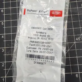79001-09 Ransburg Itw O-ring Solvent Proof Dupont Kalrez 2-015 Of35