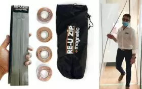 Re-u-zip 860399001480 Reusable Magnetic Entry Strip Starter Kit