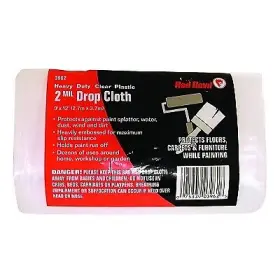75339039625 Red Devil 3962 2-mil. 9ftx12ft Plastic Drop Cloth
