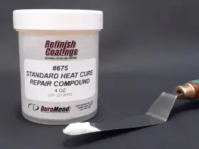 54354 Refinish Coatings Standard Heat Cure Vinyl Repair Compound 4 Oz